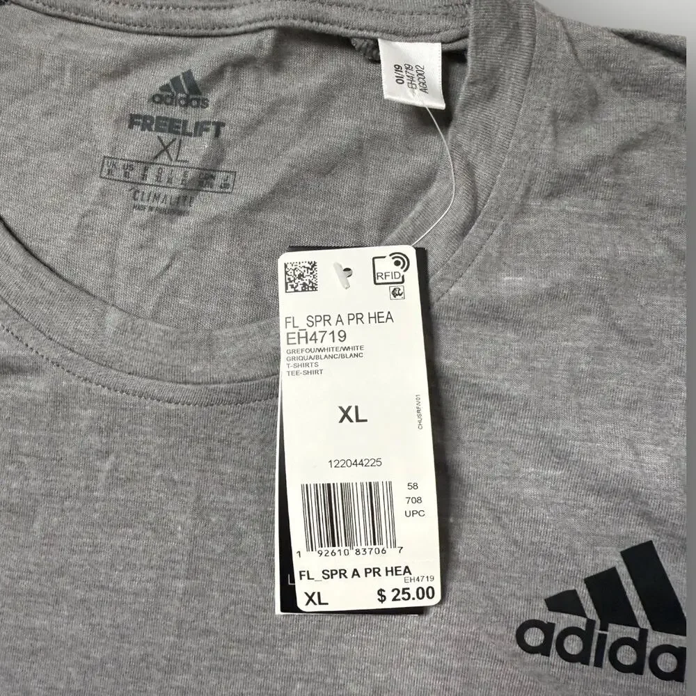 Adidas Men’s XL Lot 2 Performance Shirts Short Sleeve Long Sleeve NWT